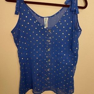 Francescas collection moonlight apple foil tank